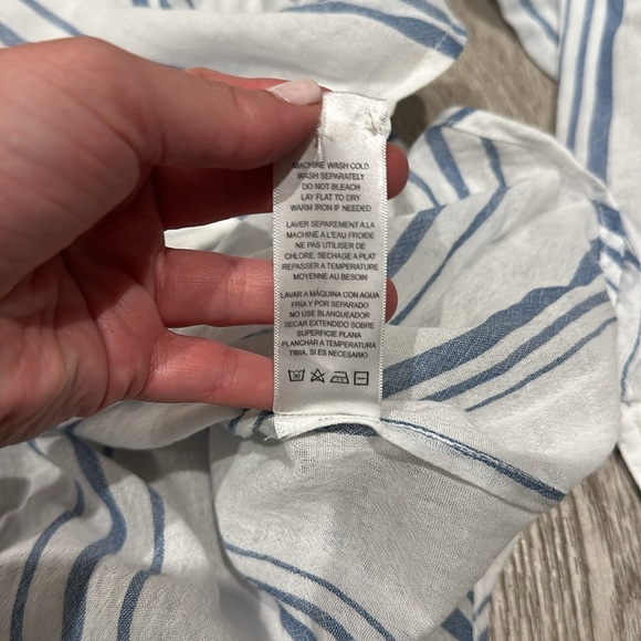 Frame Button Down Gauze Top - Picture 5 of 5